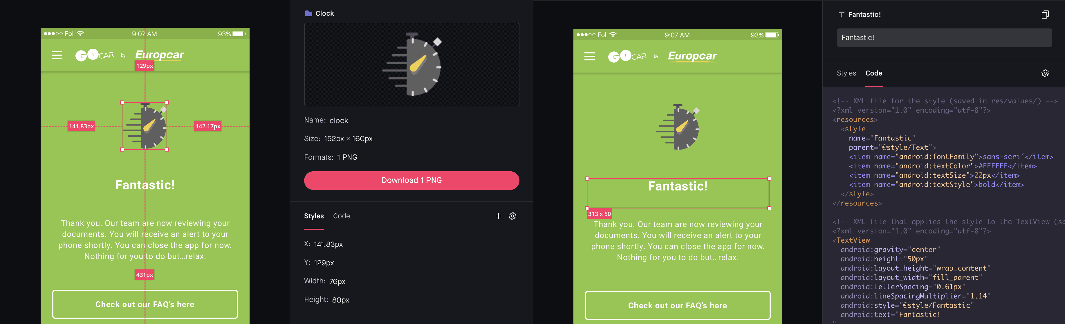 Phase 2: UI Design and Prototyping (InVision App)